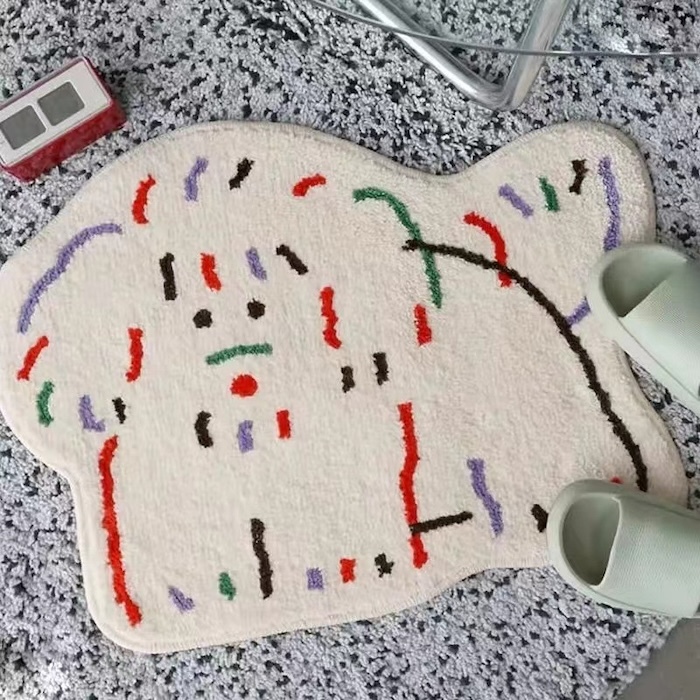 《90607》炸毛狗狗地墊