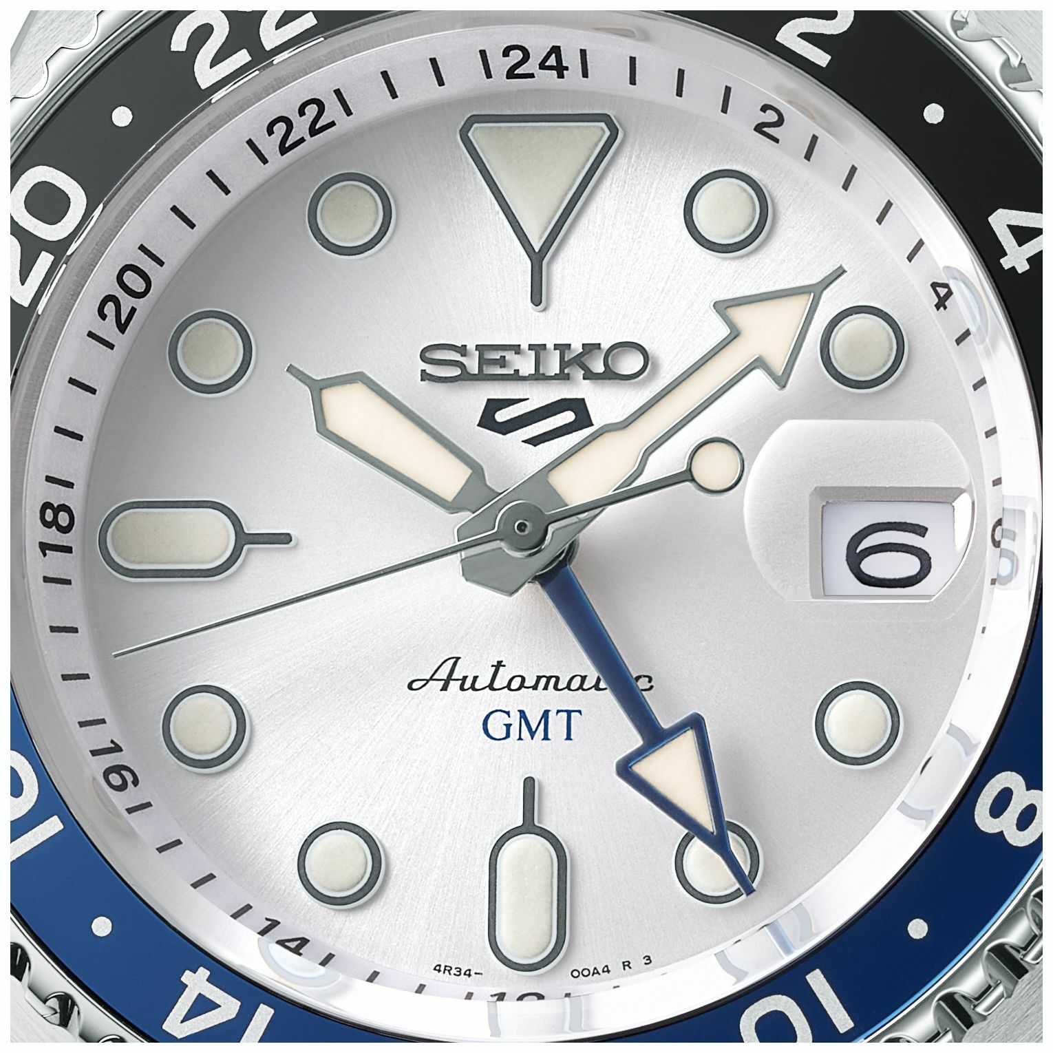 Seiko 精工 5 Sports  自動 GMT  SSK033K1 / SBSC017 不鏽鋼白色錶盤  / SSK035K1/SBSC019  綠色錶盤不銹鋼手錶