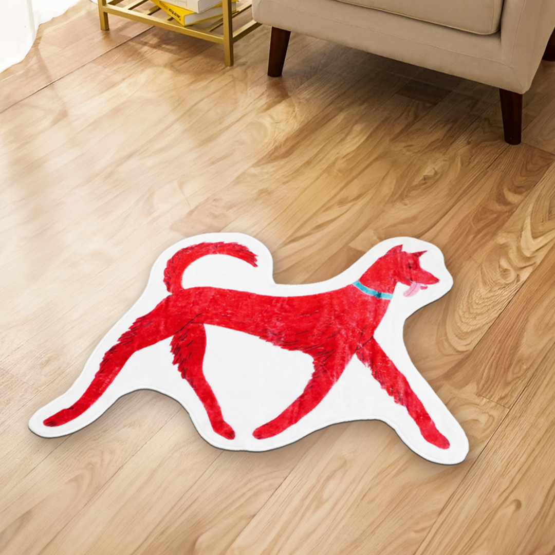 波隆那 造型珍珠絨地墊｜《貝諾(紅狗)》