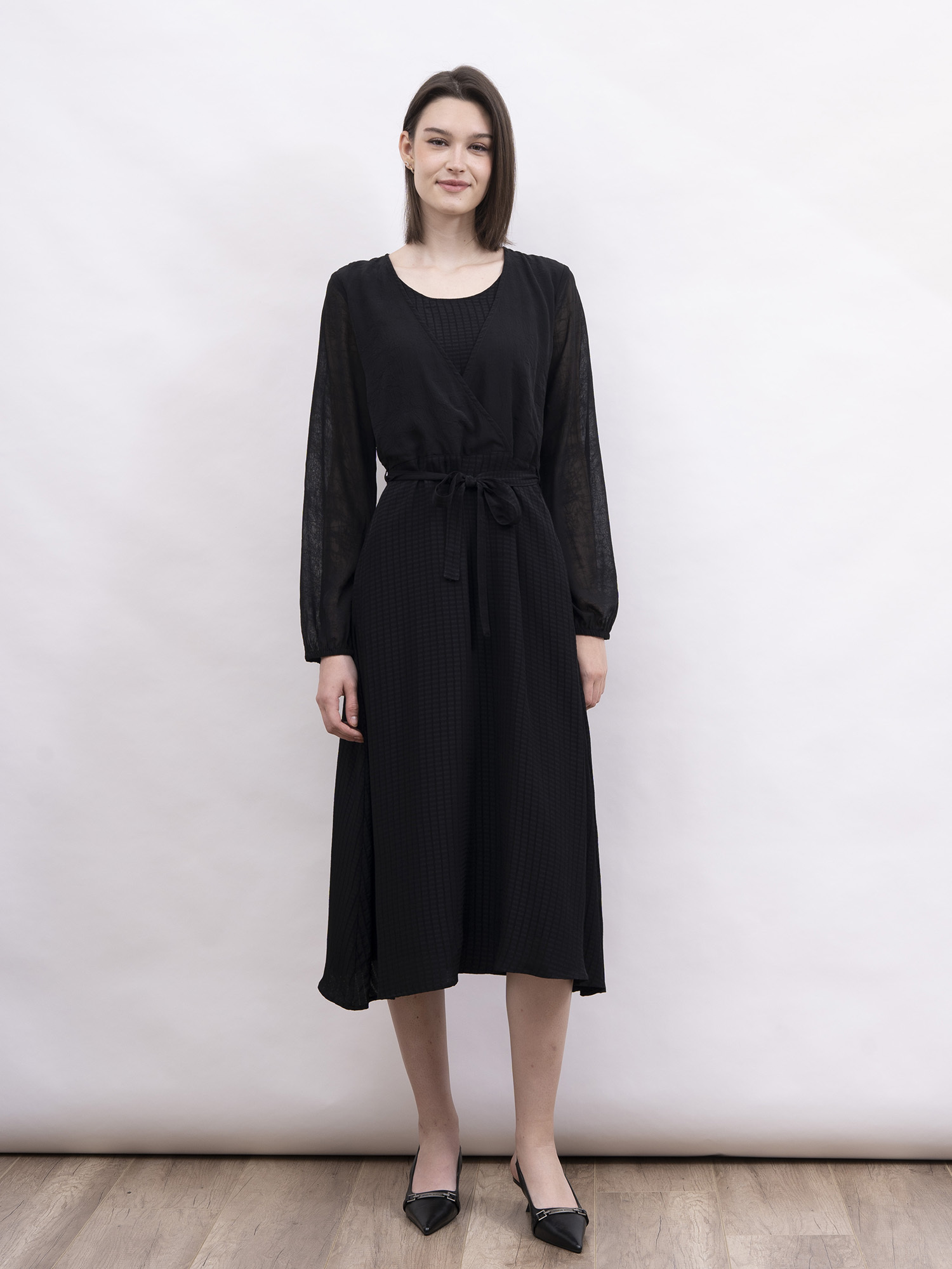 mi-tu 印花圓領連身裙