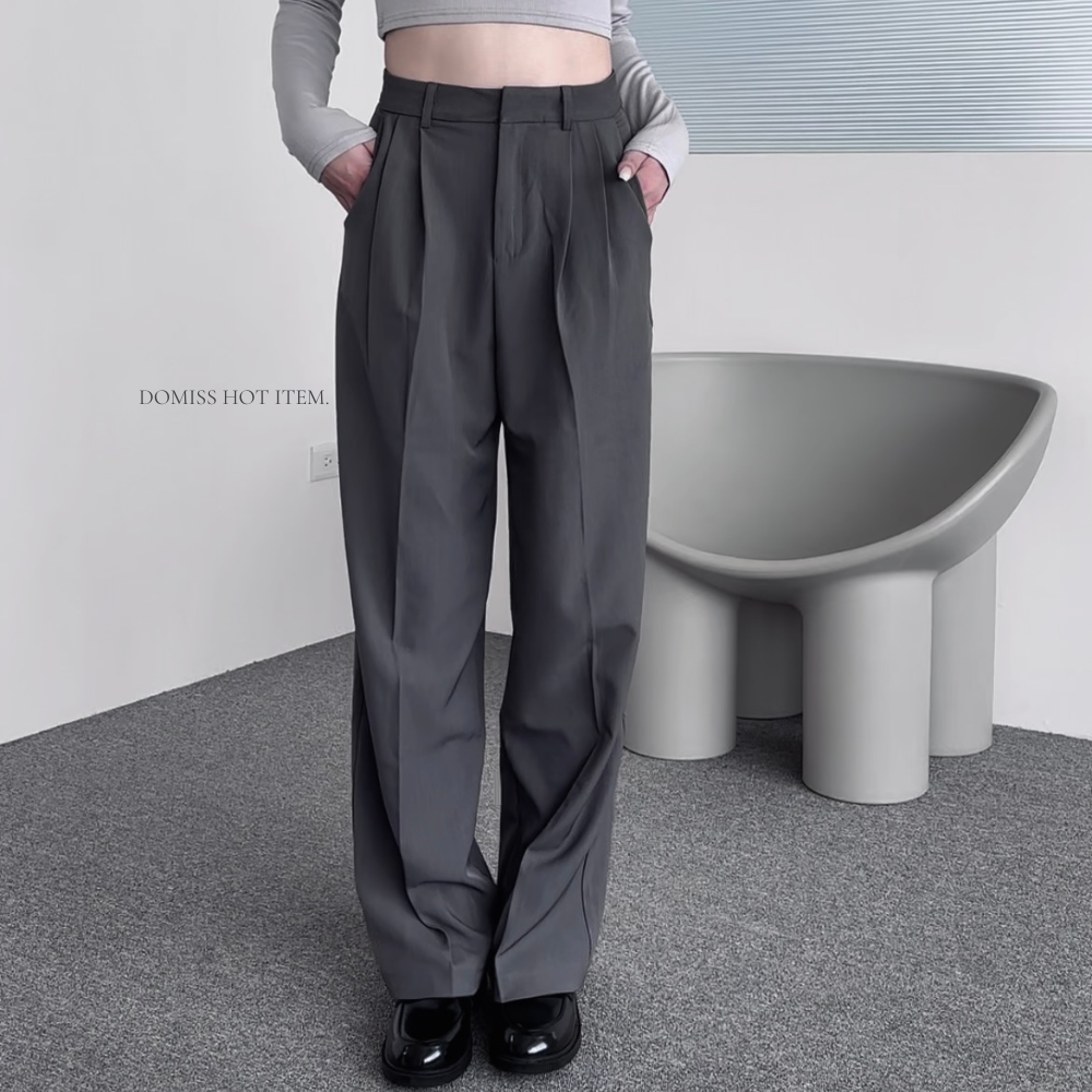 【摯愛神腿】質感西裝長褲! 附皮帶-西裝褲 (現貨)