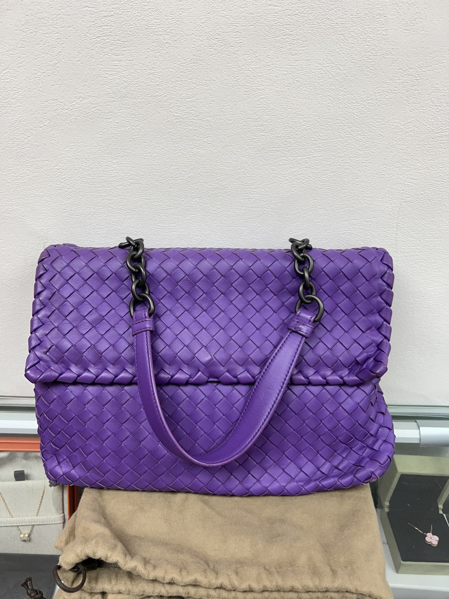 Bv cassette bag purple
