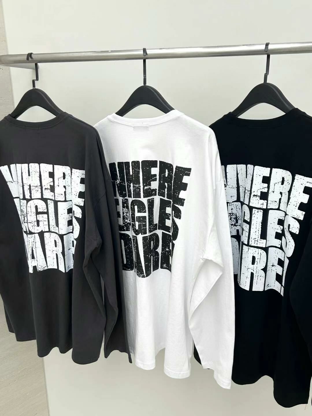 英文字長袖衫 Hestory-044T