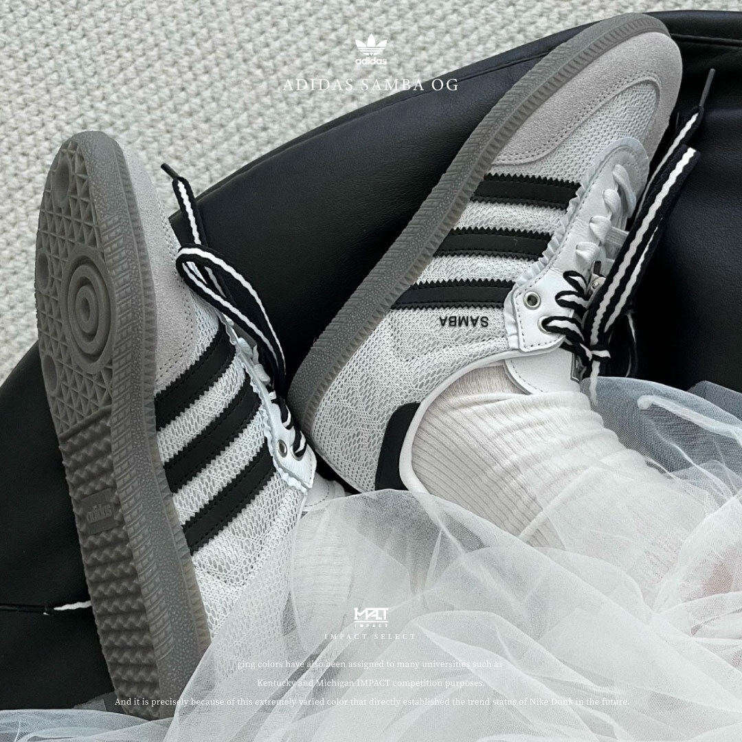 Adidas Samba OG 蕾絲小花 內附鞋花 IH3371