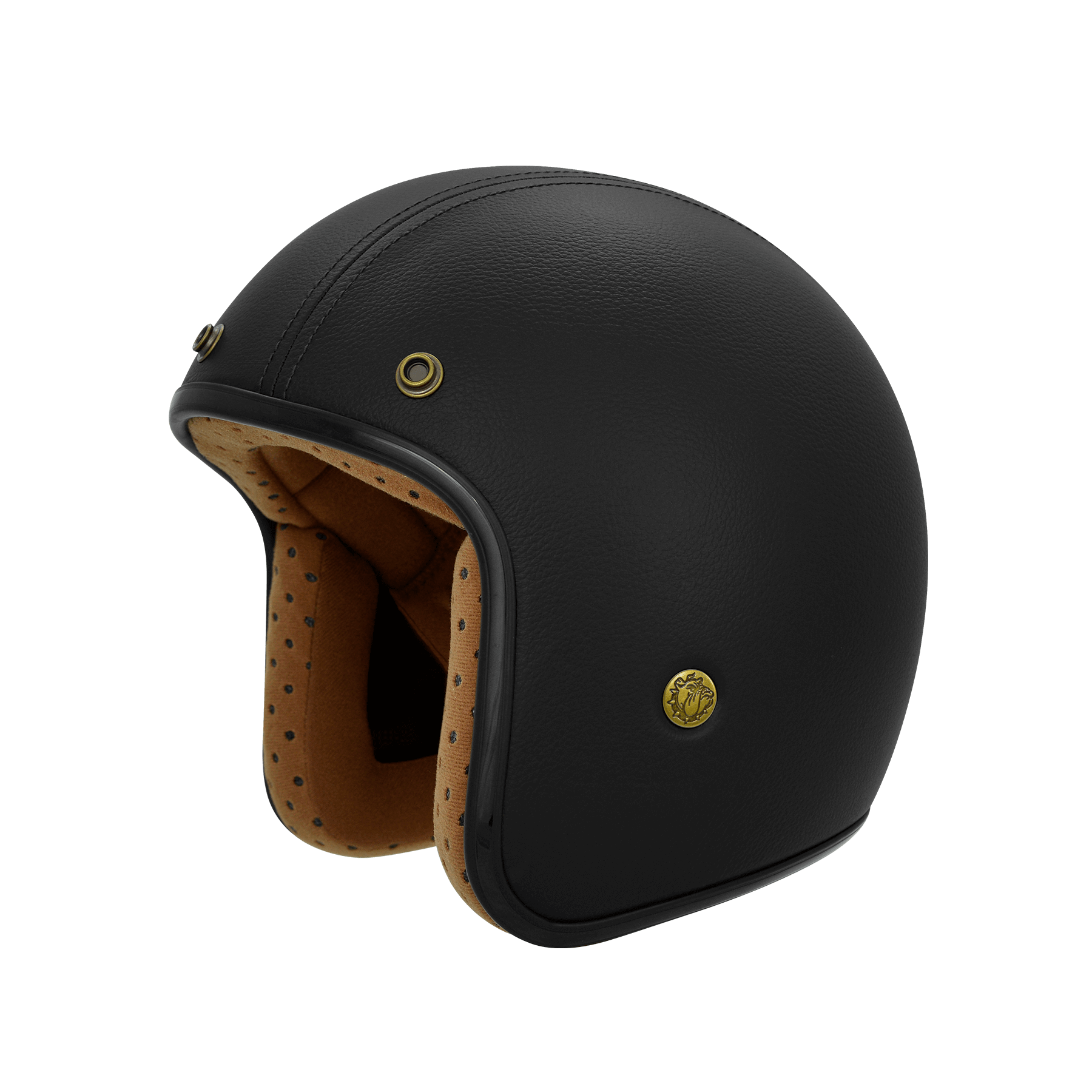 M2R BB-300 皮帽 經典黑 彩繪 3/4罩 復古帽