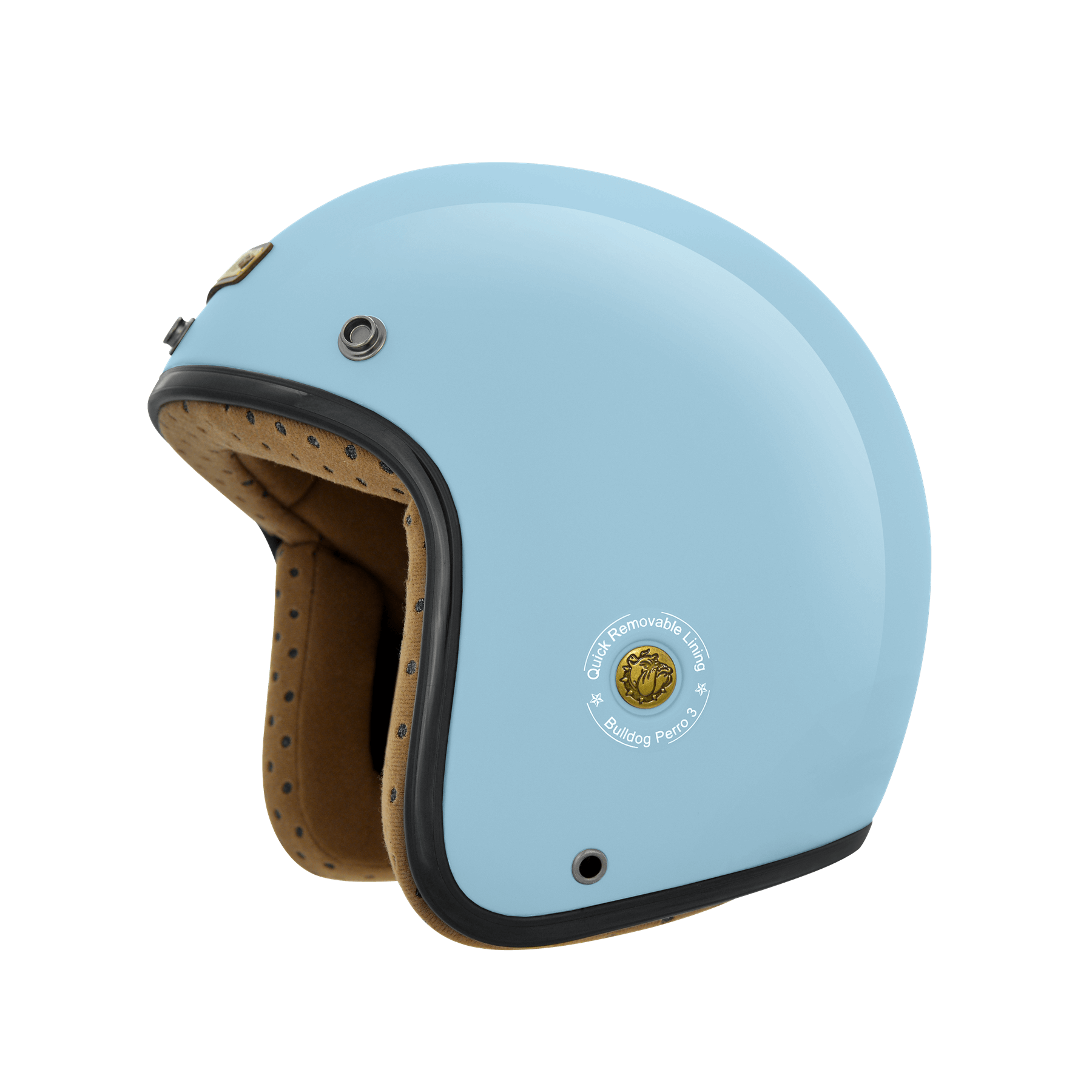 M2R BB-300 水藍 素色 3/4罩 復古帽