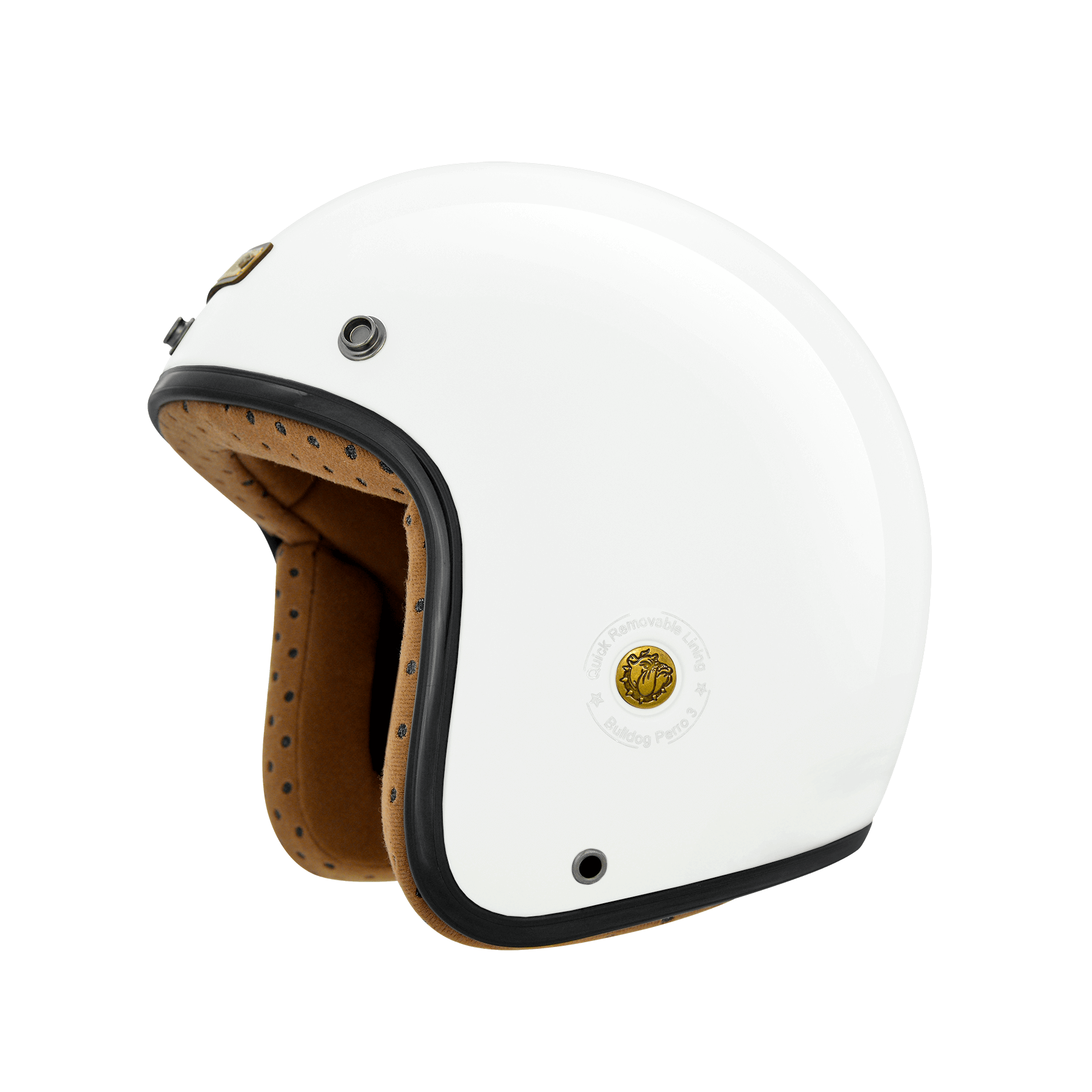 M2R BB-300 珍珠白 素色 3/4罩 復古帽