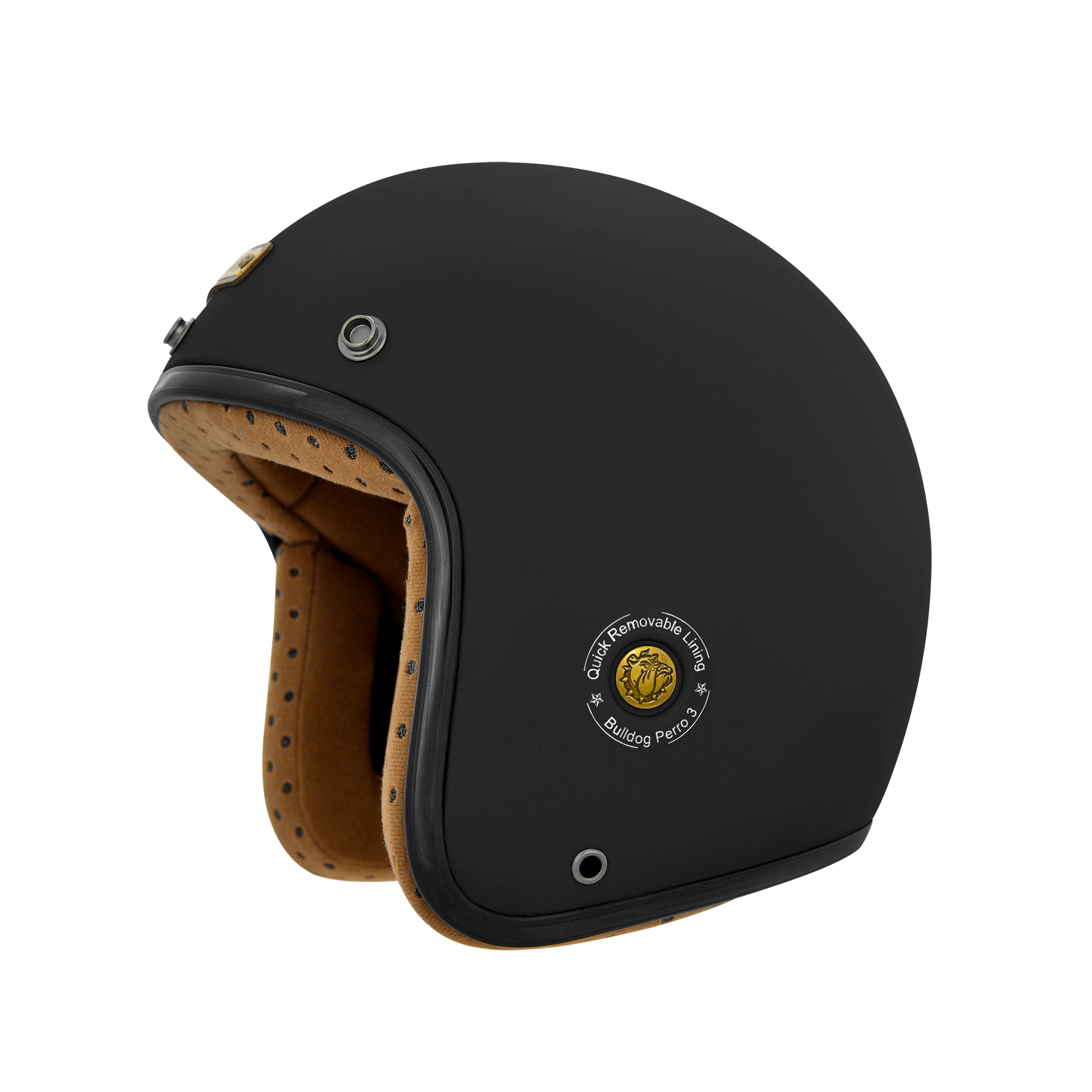 M2R BB-300 消光黑 素色 3/4罩 復古帽