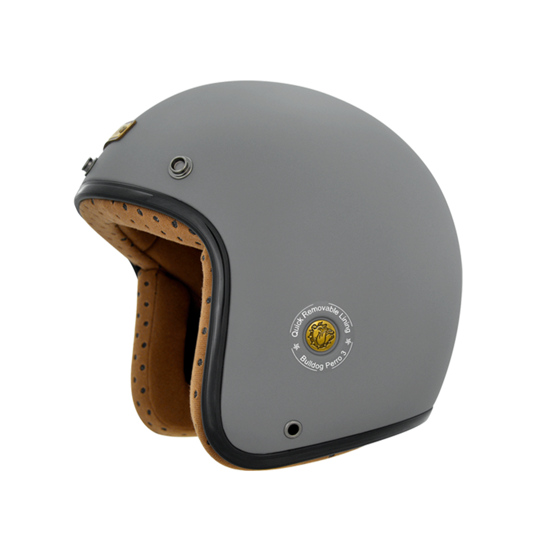 M2R BB-300 消光灰 素色 3/4罩 復古帽