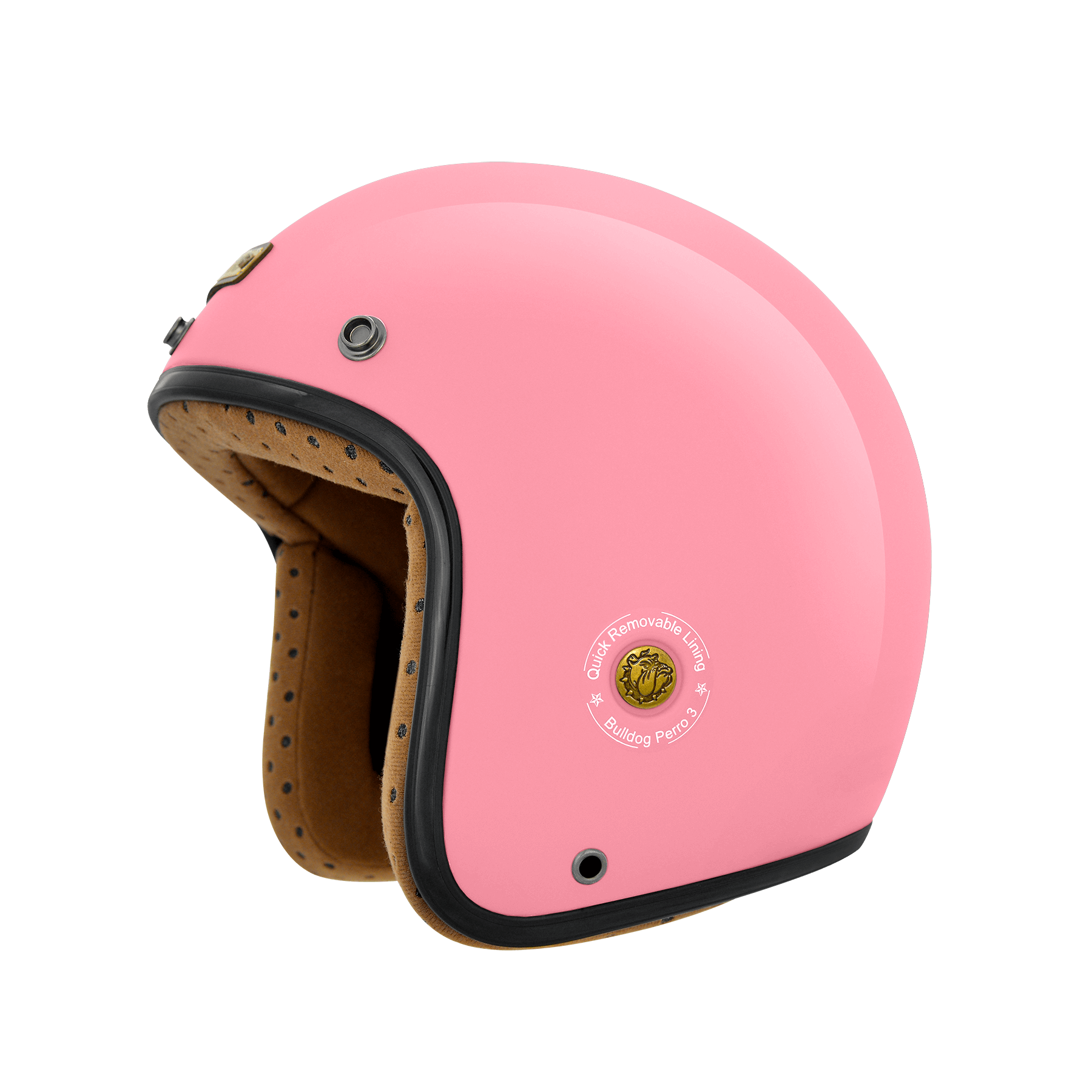 M2R BB-300 粉紅 素色 3/4罩 復古帽