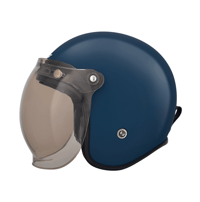 M2R MO-3 石墨藍 素色 3/4罩 泡泡鏡