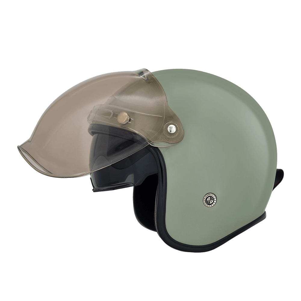 M2R MO-3 橄欖綠 素色 3/4罩 泡泡鏡