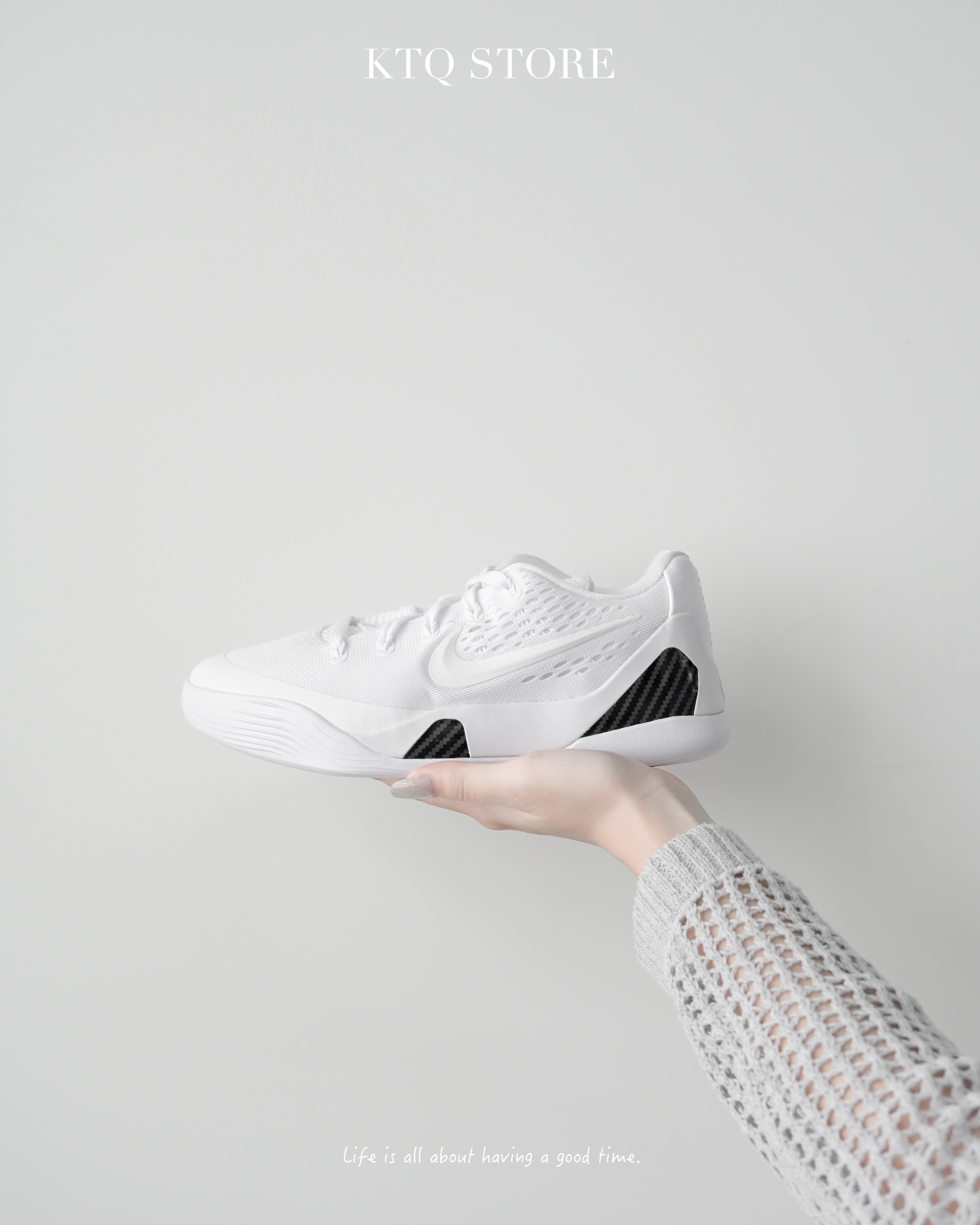 KTQ STORE ‧ Nike Kobe 9 Protro GS "Halo" 純白曼巴 FV3607-100