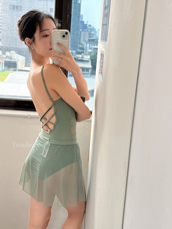 俄羅斯 Grishko【GR-DA4038 細肩帶舞衣】可放胸墊