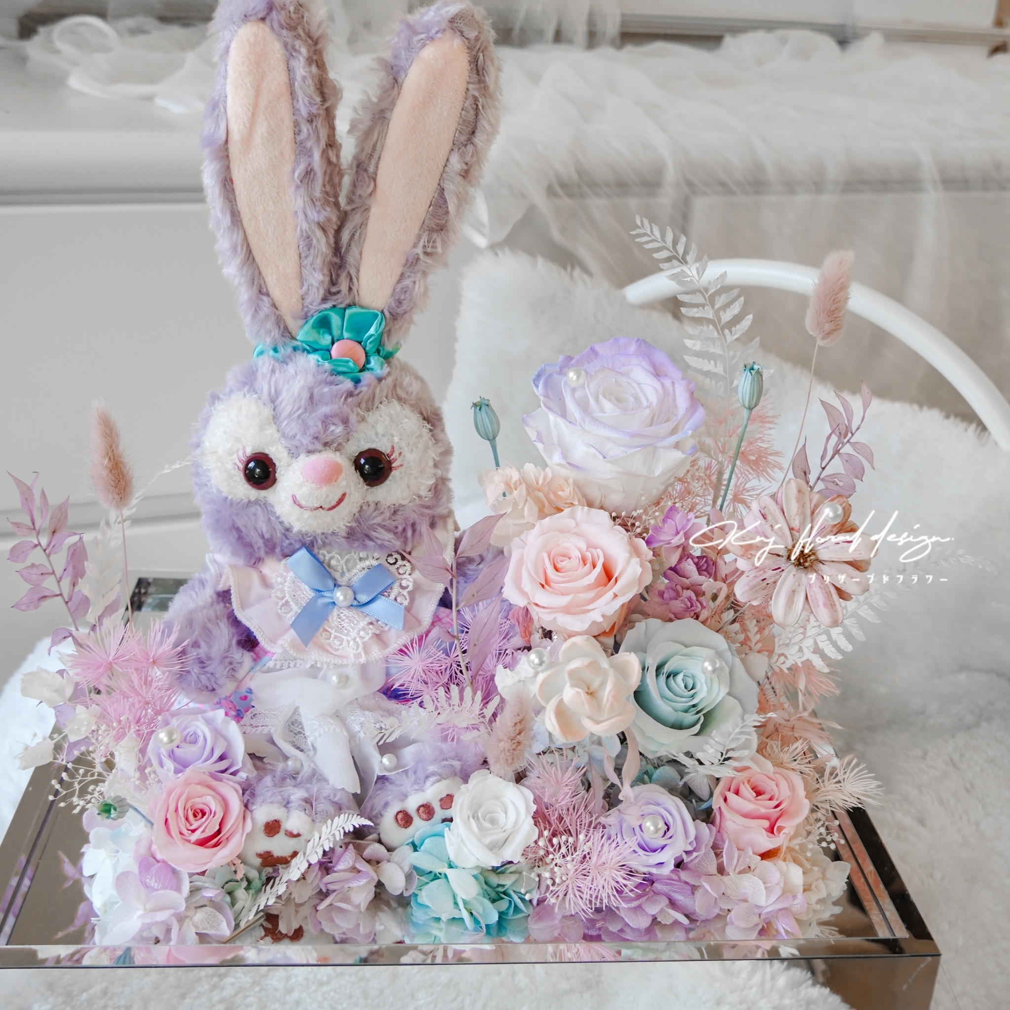 【限定自取】永生繡球史黛拉花園造型花禮