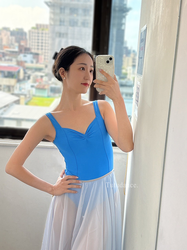 法國 WearMoi【WM-ADELINE 學院風寬肩帶公主線舞衣】