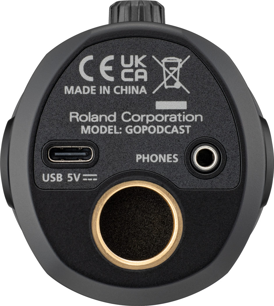 Roland Roland GO:PODCAST 電容式 USB 麥克風 第 6 張圖片｜三峽麥克風