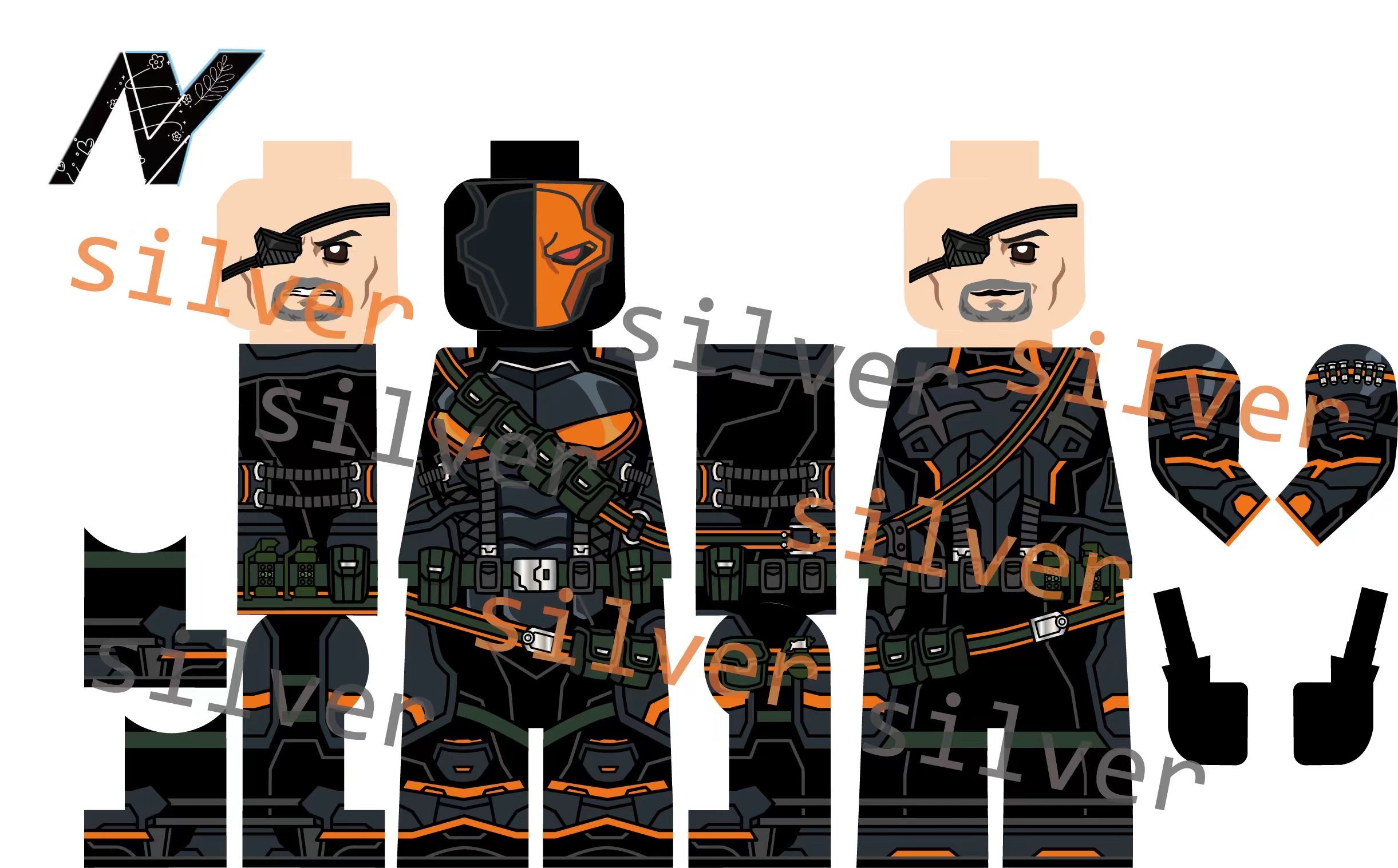 [Silver][Preorder] Deathstroke [UVprinted]