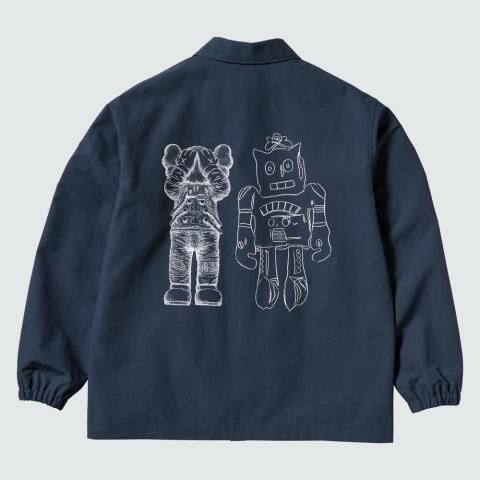 2024AW UNIQLO KAWS + Andy Warhol 安迪沃荷 三方聯名 機器人 教練 外套 現貨