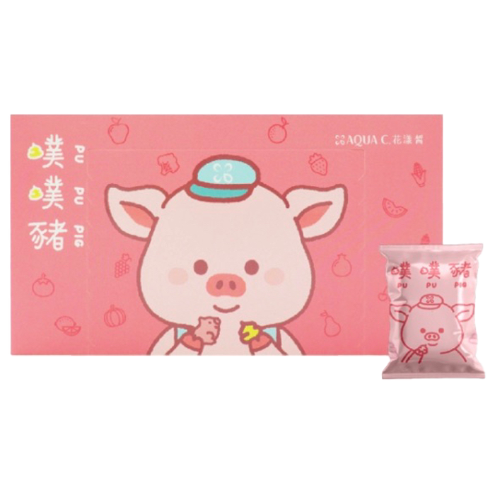 AQUA C.花漾皙 纖淨有酵 噗噗豬軟糖 30包/盒