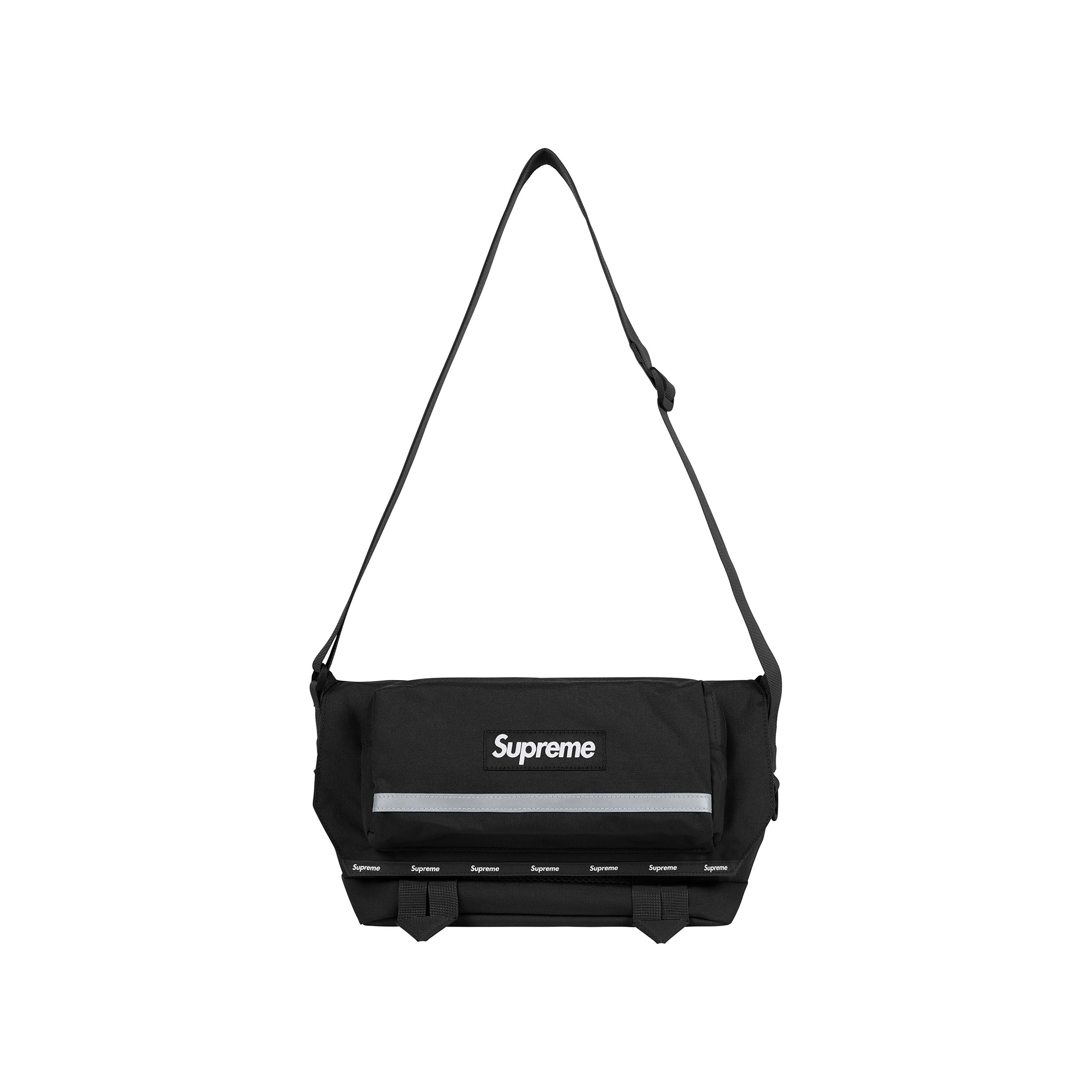 SUPREME MESSENGER BAG CORDURA 7L FW24 3M 反光 防水 郵差包 黑/卡其/藍/紅-FW24B16