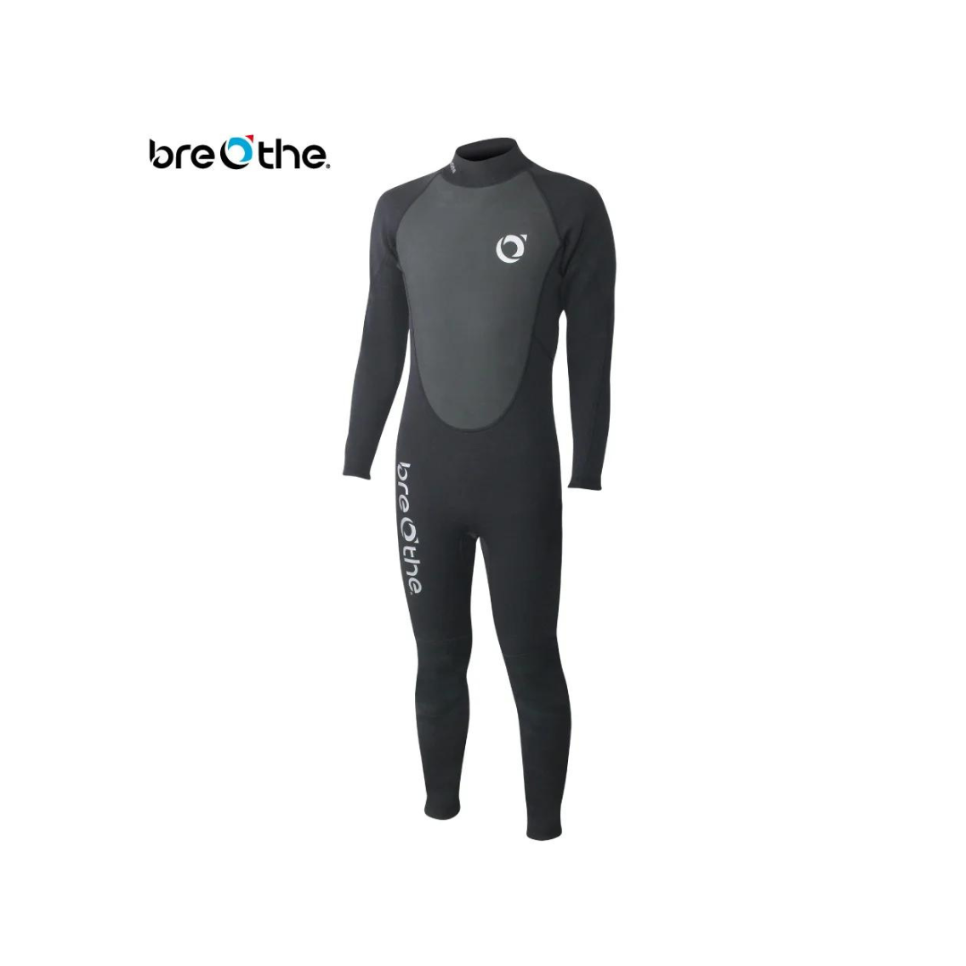 (售完為止)水呼吸Breathe 2.5mm 細鯊耐磨連身防寒衣 26-A-BK