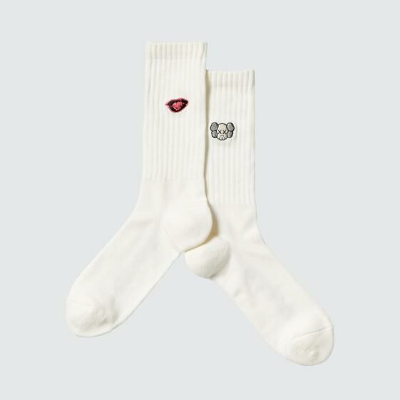 2024AW UNIQLO KAWS + Andy Warhol 安迪沃荷 三方聯名 KAWS頭 嘴唇 襪子