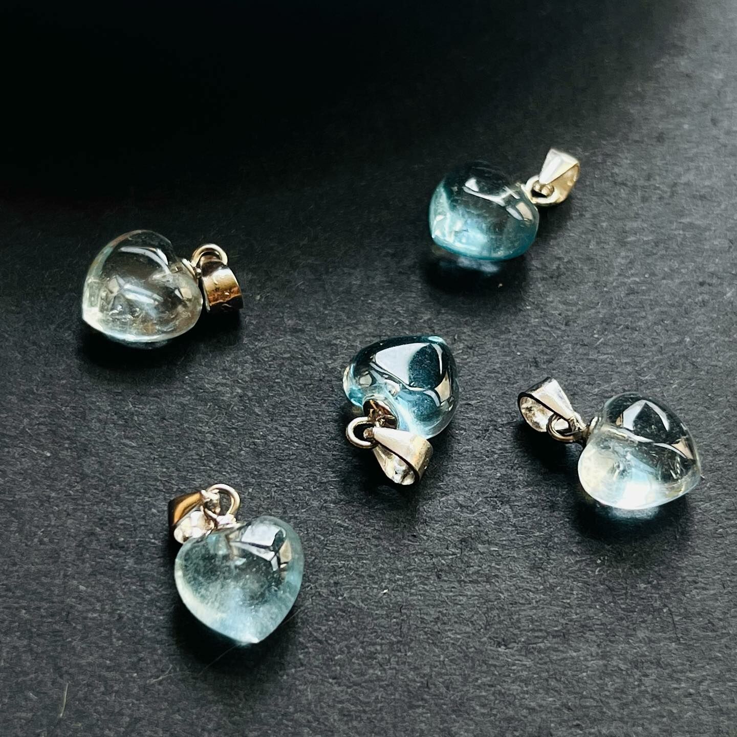 [原石] 藍托帕石 水晶項鍊吊墜