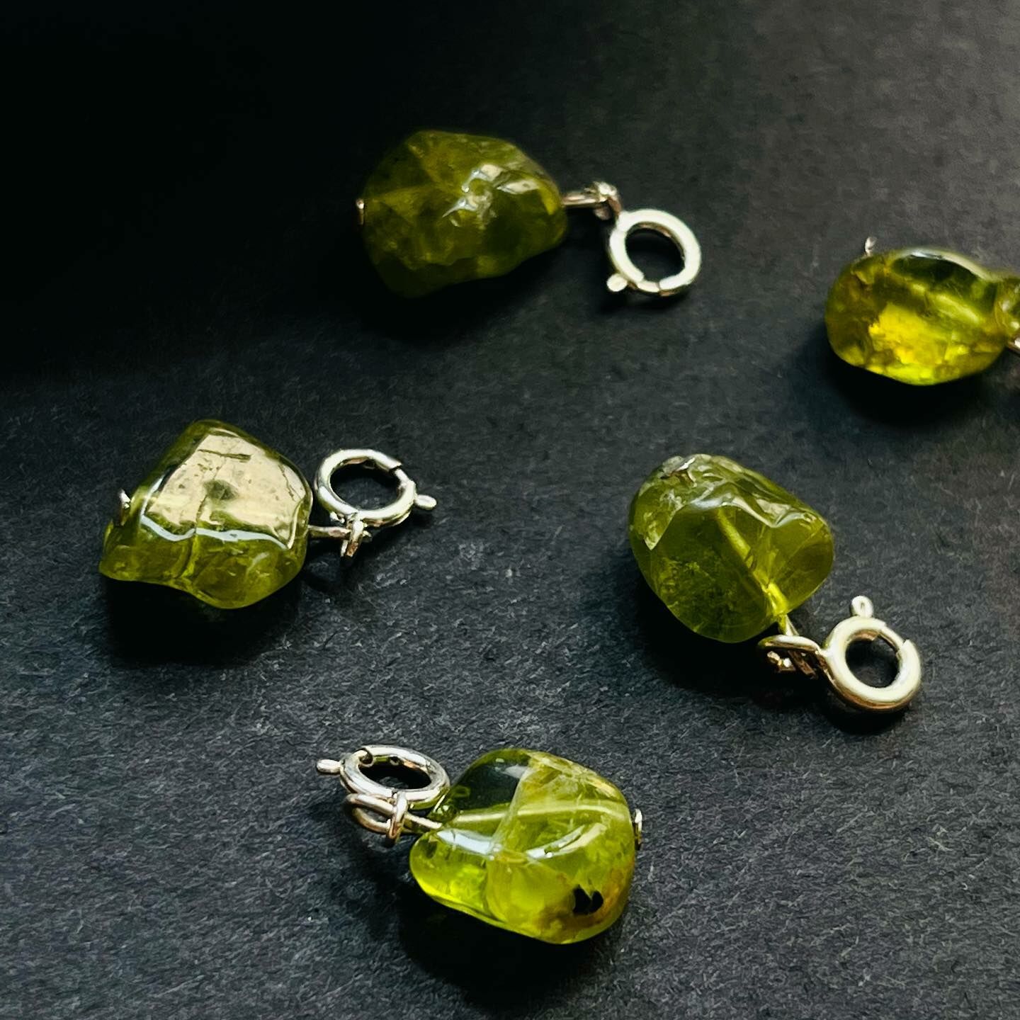 [原石] 橄欖石 項鍊吊墜