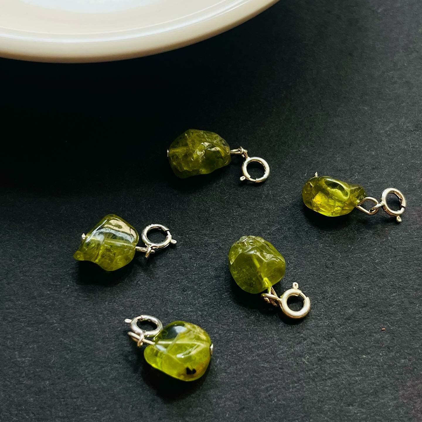 [原石] 橄欖石 項鍊吊墜