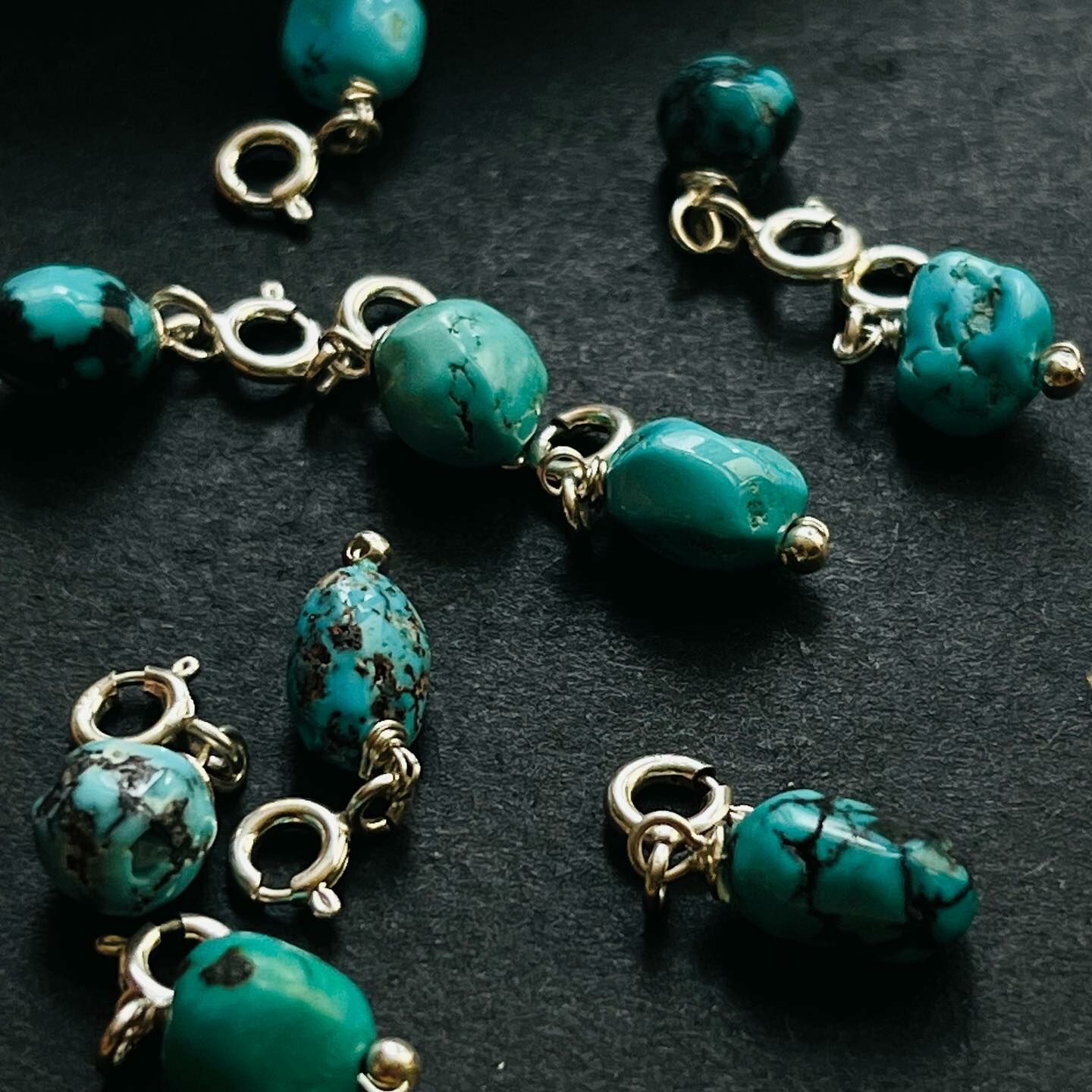 [原石] 西藏老綠松 綠松石 項鍊吊墜