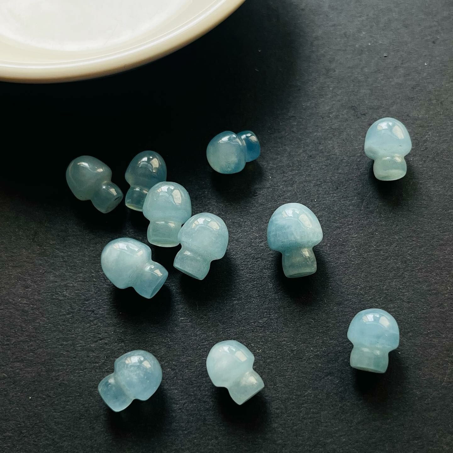 [原石] 海藍寶 小蘑菇