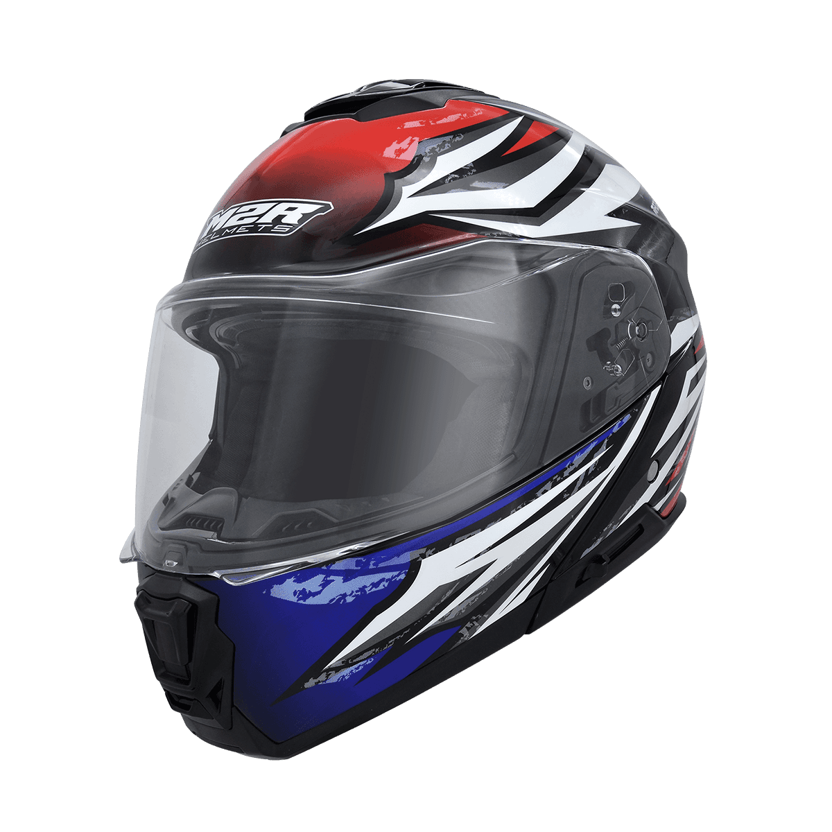 M2R OX-3 #1 亮黑紅 彩繪 全罩 可樂帽 內墨片