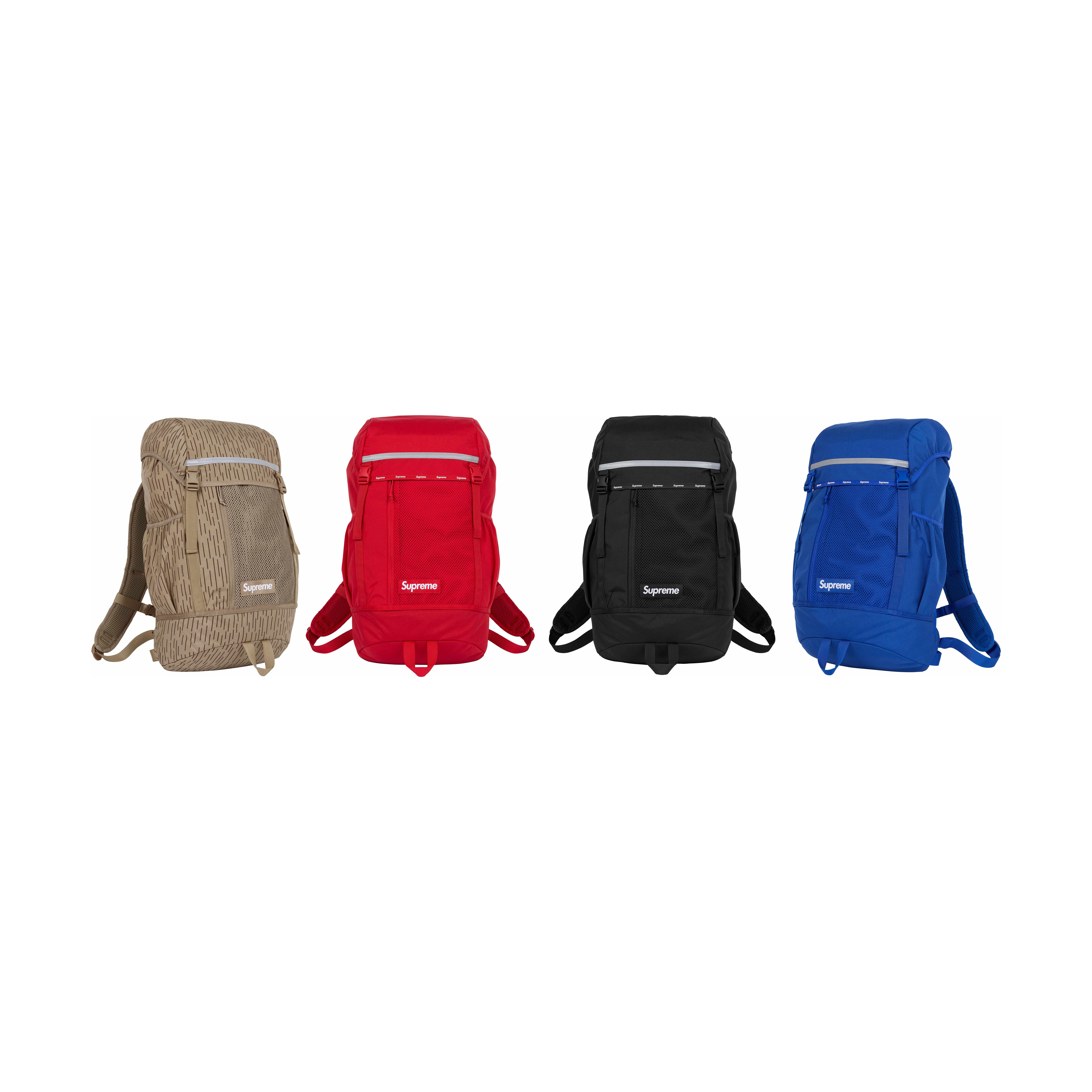 -(C09)-SUPREME BACKPACK CORDURA 24L FW24 防水 抗撕裂 後背包 黑/卡其/藍/紅-FW24B4
