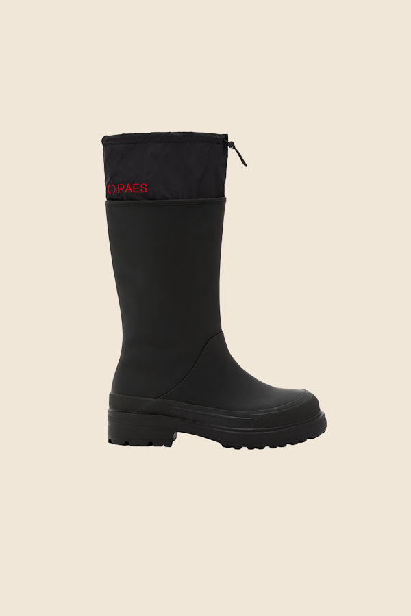 PAES - 兩用經典黑色雨靴