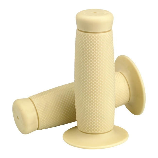 Biltwell 橡膠 握把套 細菱格紋 (有邊) - 奶油黃