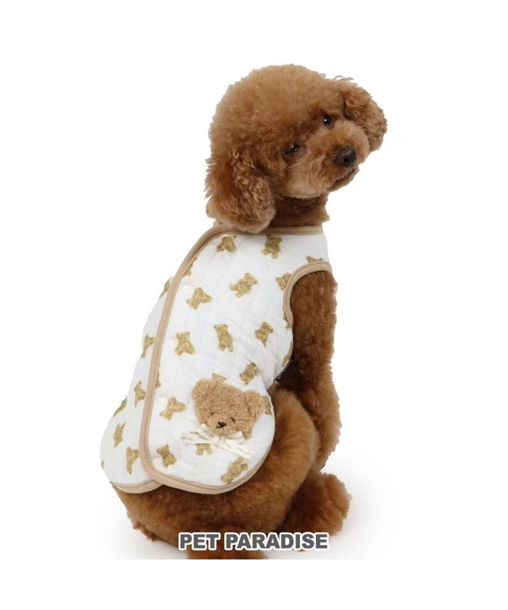 PP Fluffy Quilt Vest - Bear <918-29295>