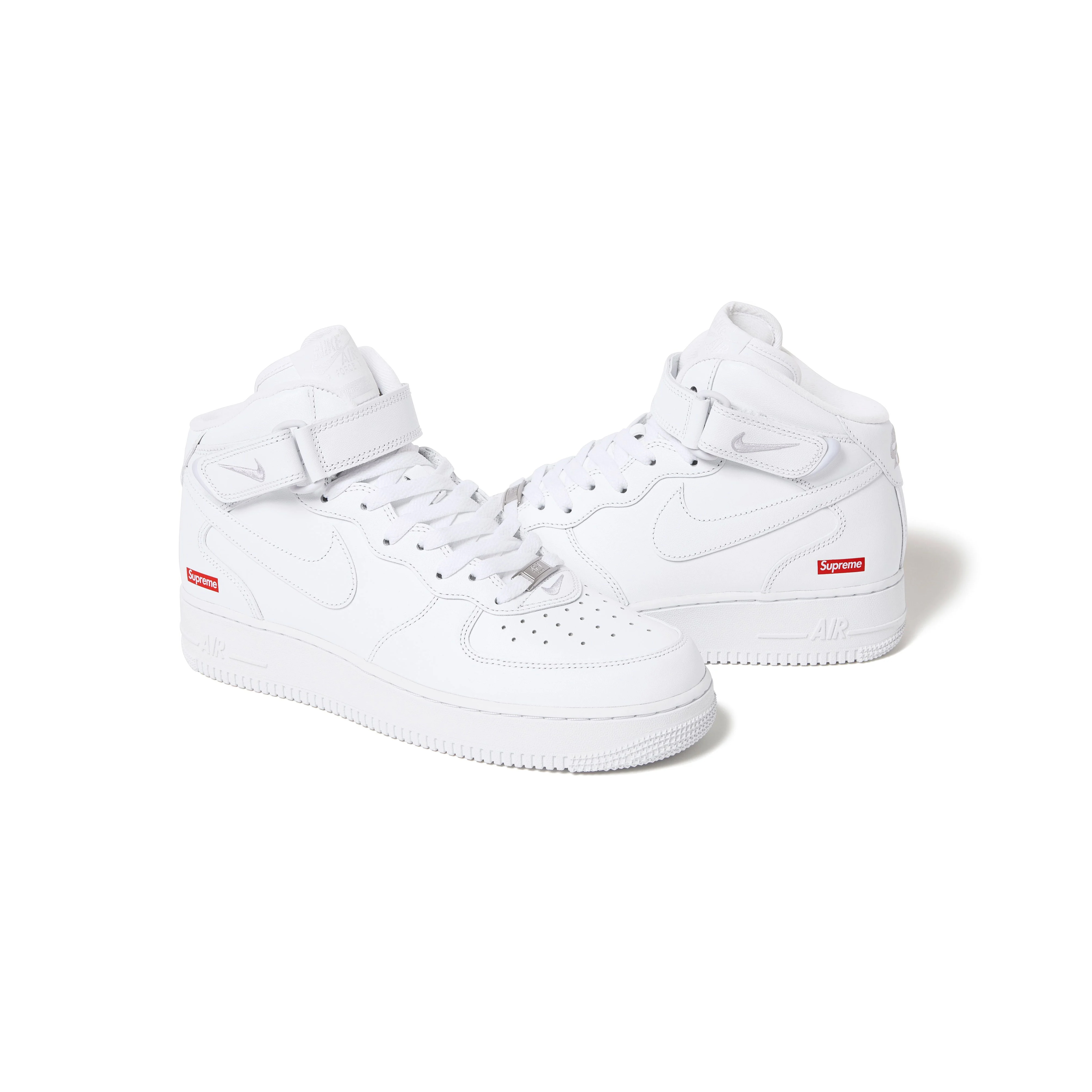 -(A5d)-SUPREME®/NIKE® AIR FORCE 1 MID 白色-FZ8784 100