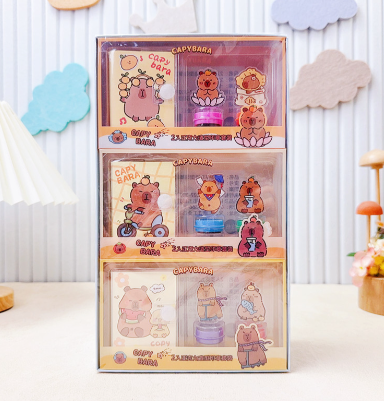 亚克力造型印章便签本套装