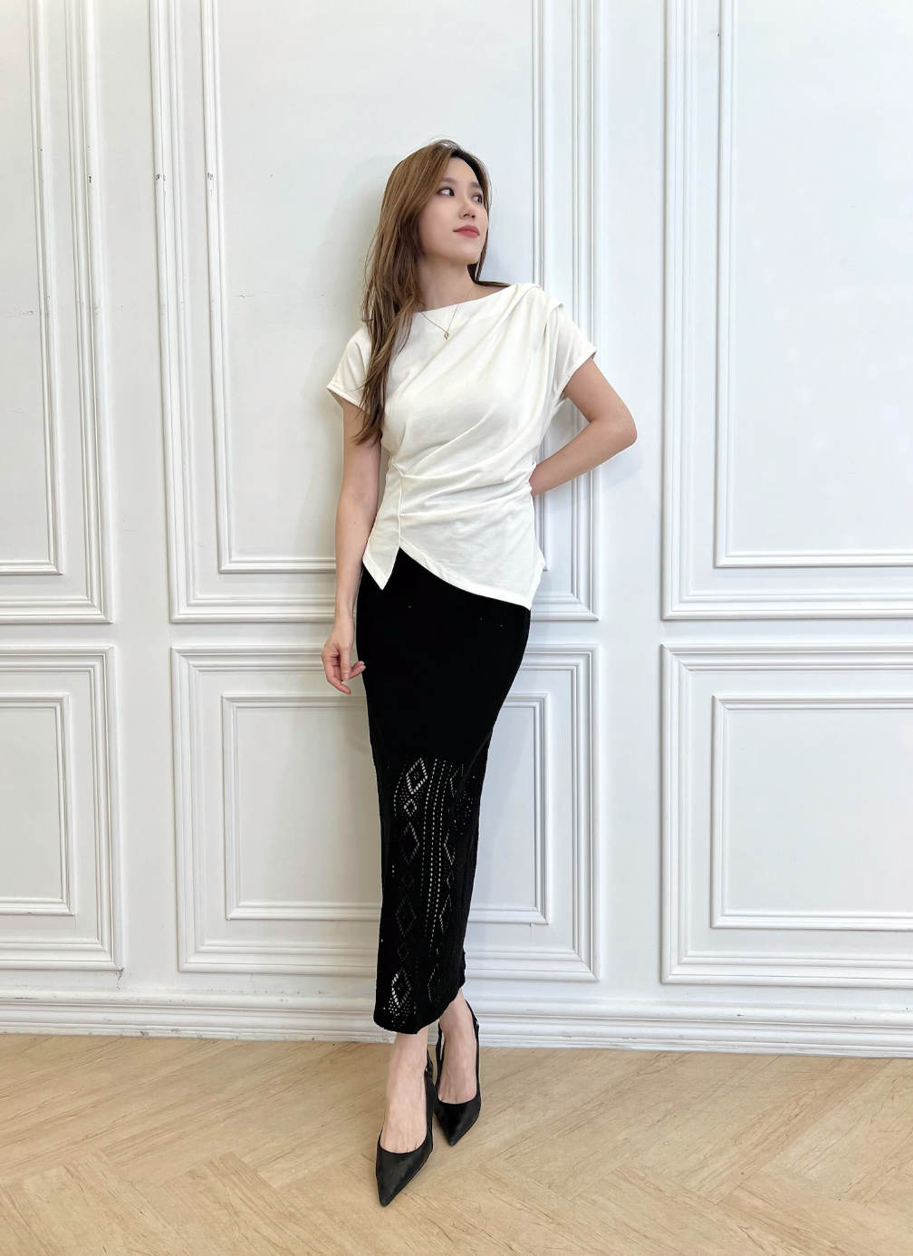 本期必收!短袖棉料抓褶T