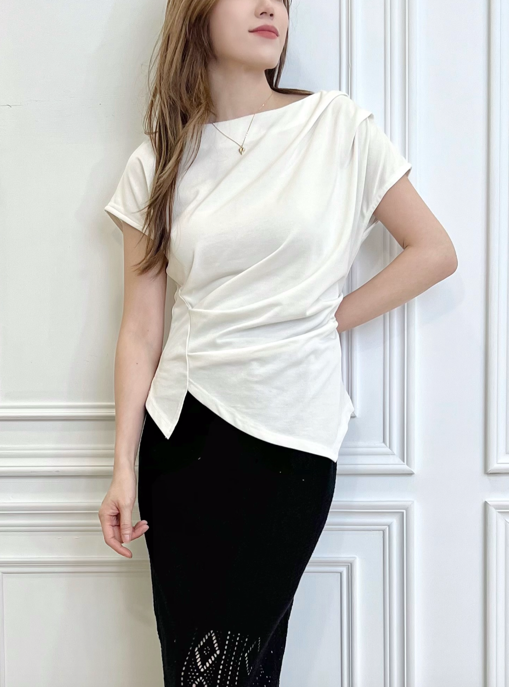 本期必收!短袖棉料抓褶T