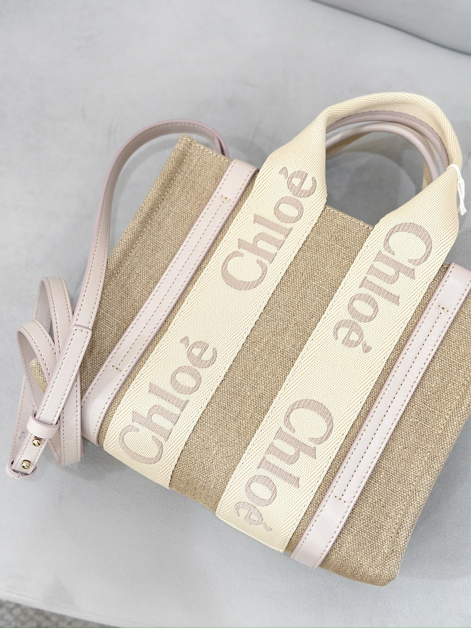 CHLOE Woody Small Tote With Strap