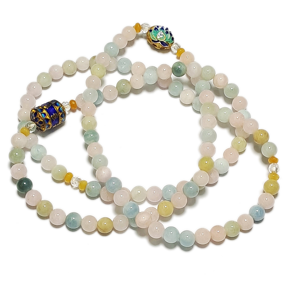 轉經輪+摩根石108念珠6.5mm【十方】142296