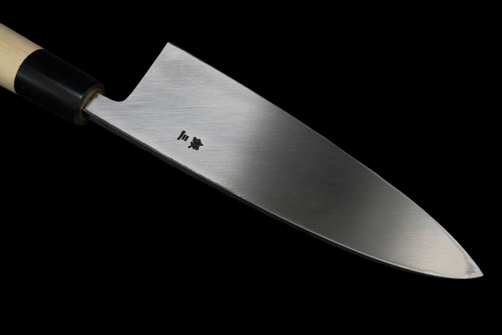 堺菊守銀三鋼出刃包丁刃渡り約15センチ砥ぎ済み