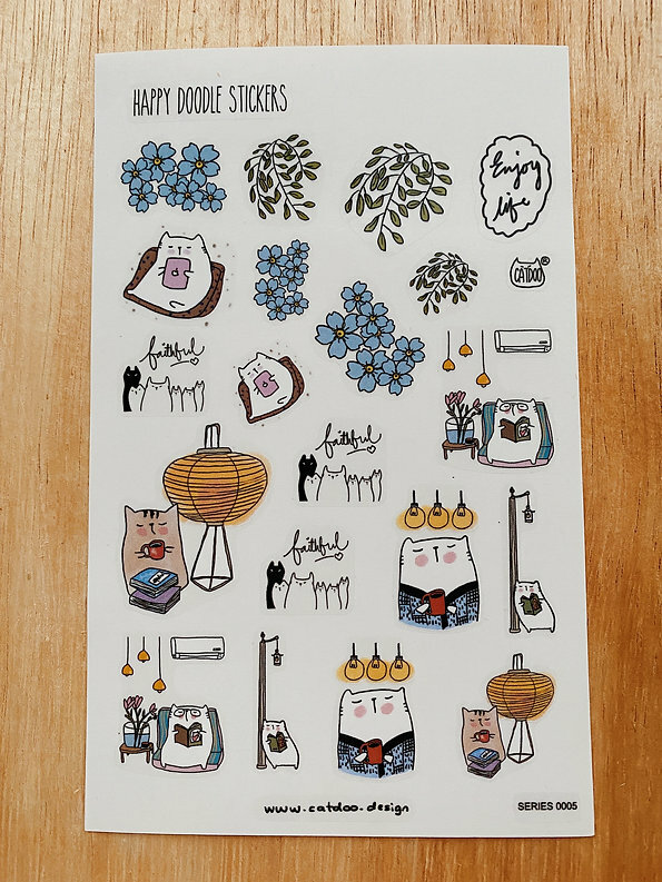 Catdoo.Design - Enjoy Life Sticker