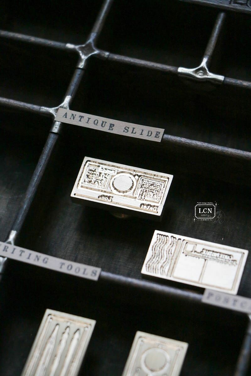 吉 封蠟印章組 - 古董玻片！（1.8x3.5cm）