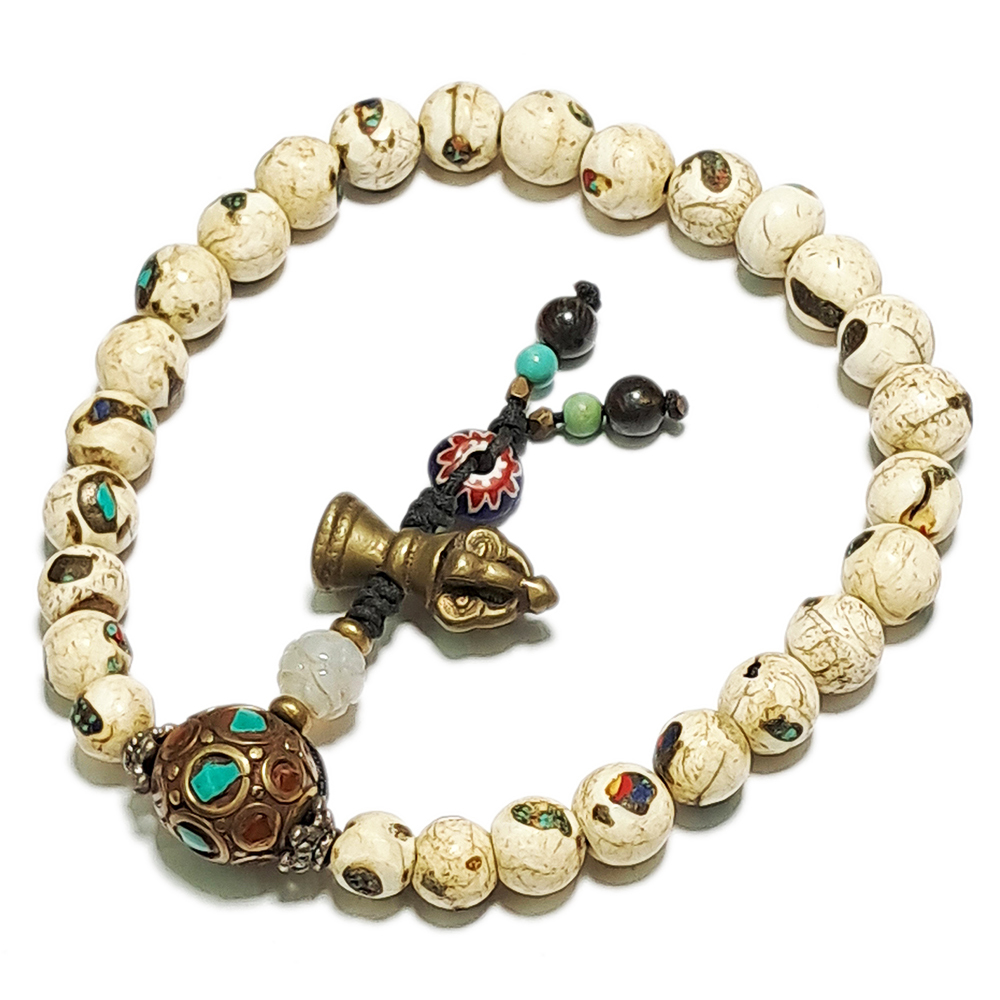 金剛鈴+老硨磲提珠9mm【十方】142635