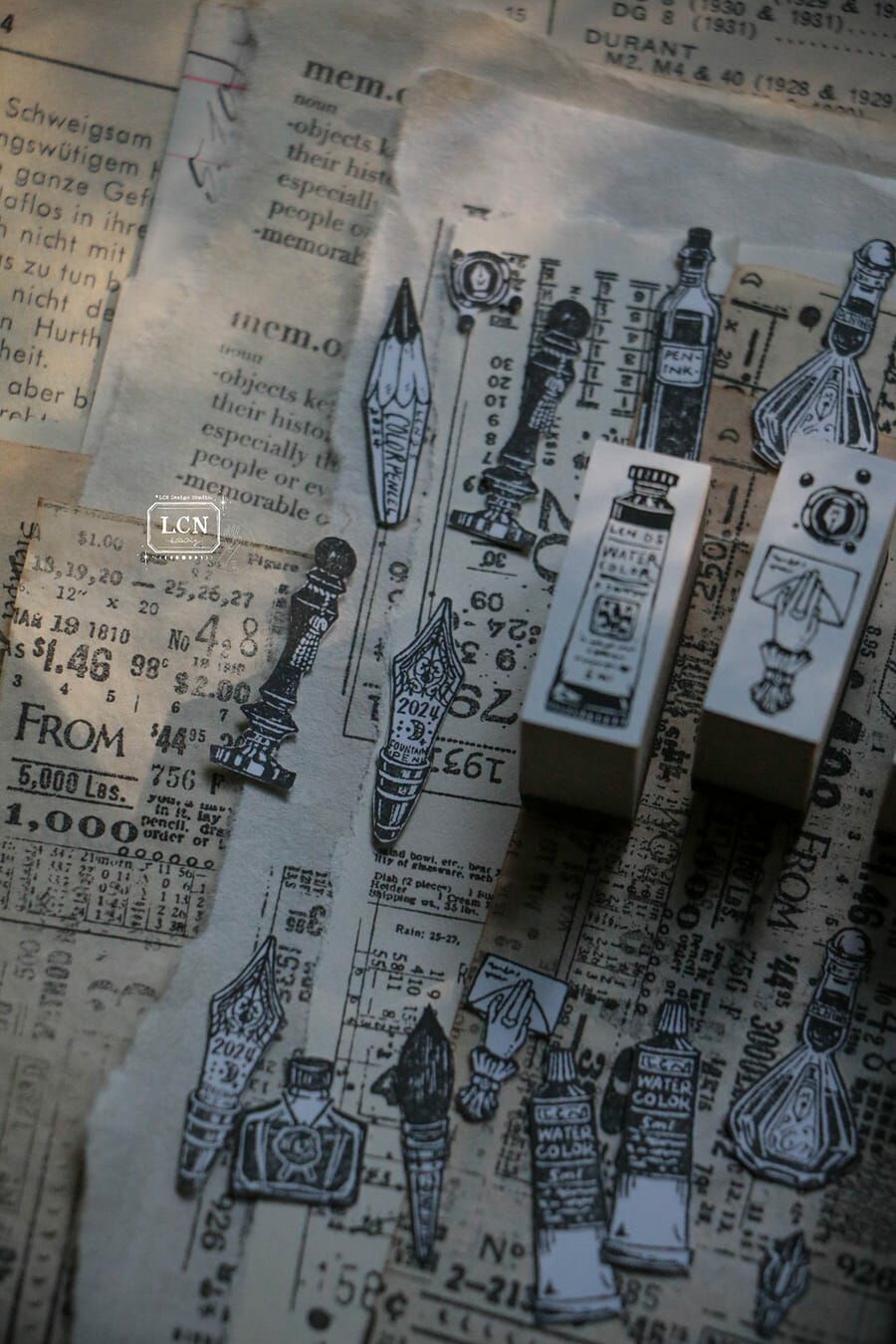 吉 那些在桌上的 印章組（11入）