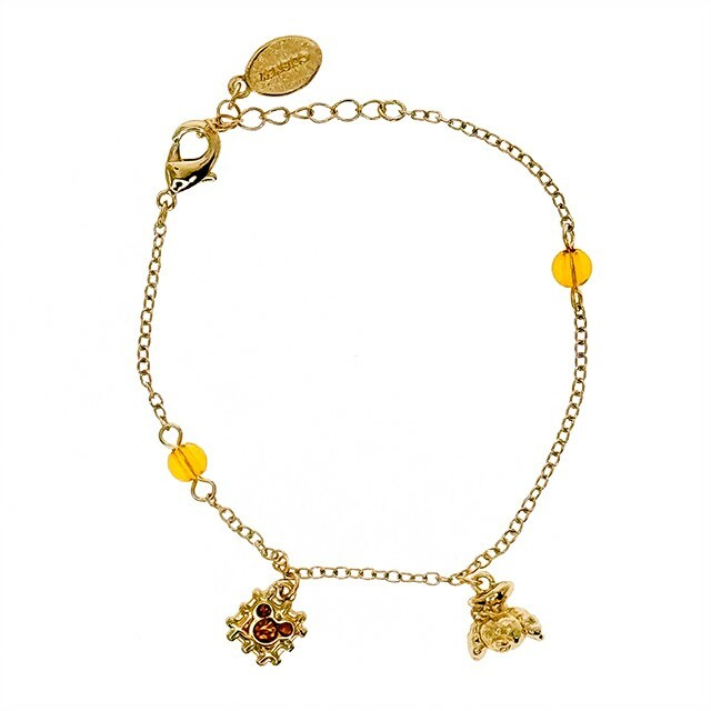 可琦安 餅乾 CookieAnn 大頭 亮鑽米奇頭 造型 墜飾 手鍊 首飾 -香港迪士尼樂園