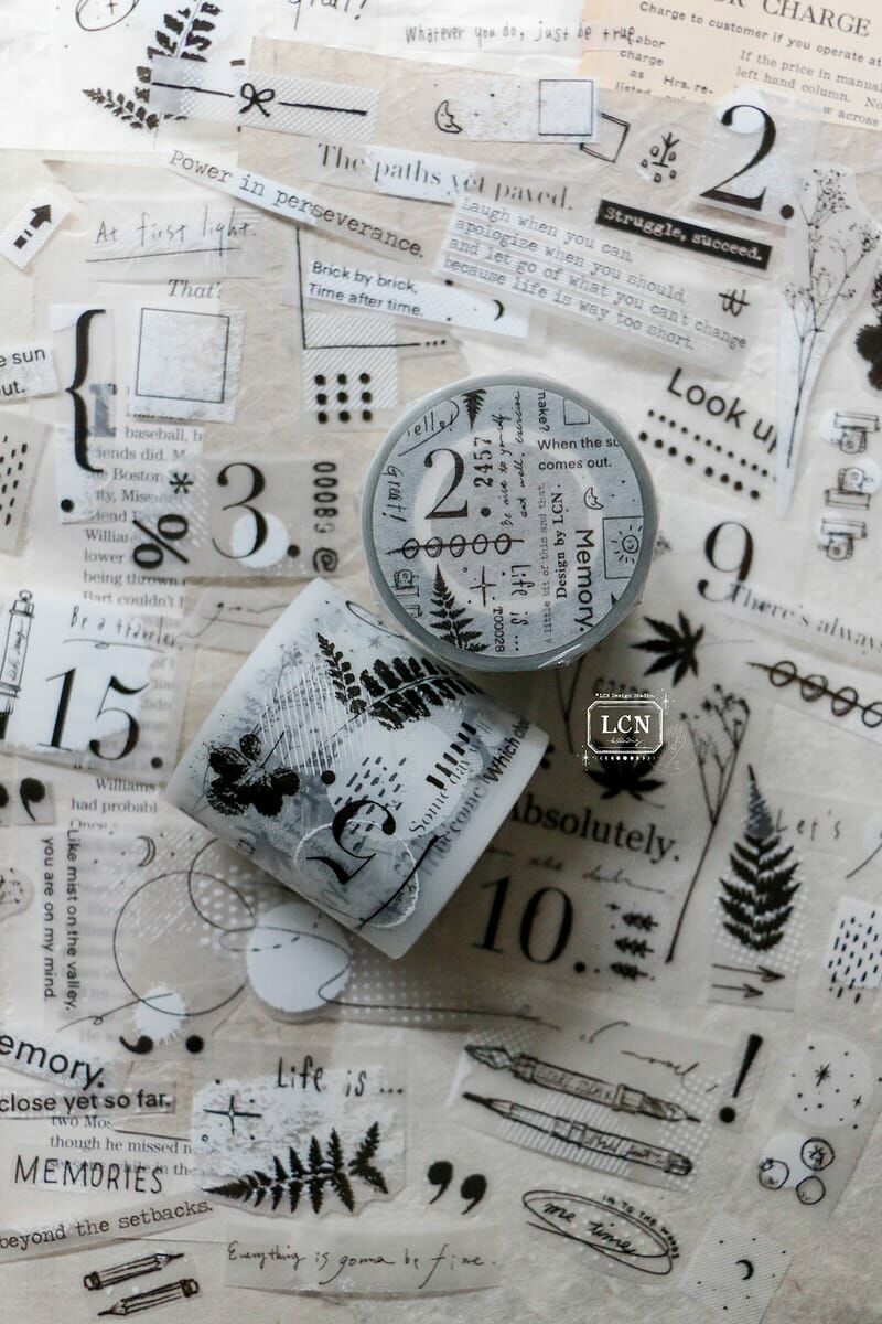 這個那個 PET膠帶 UV印刷霧面｜吉LCN